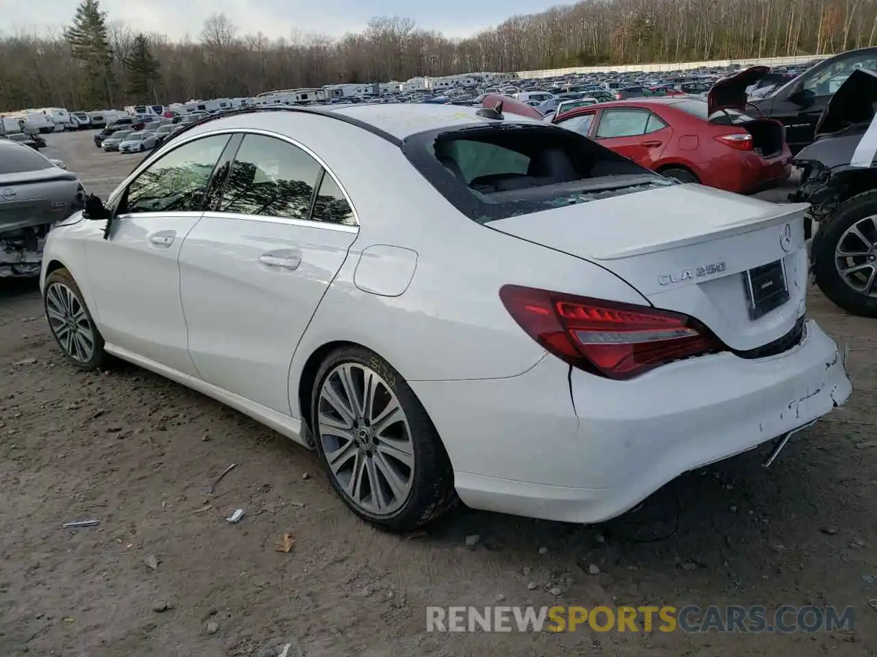 3 Photograph of a damaged car WDDSJ4GB2KN698983 MERCEDES-BENZ CLA-CLASS 2019