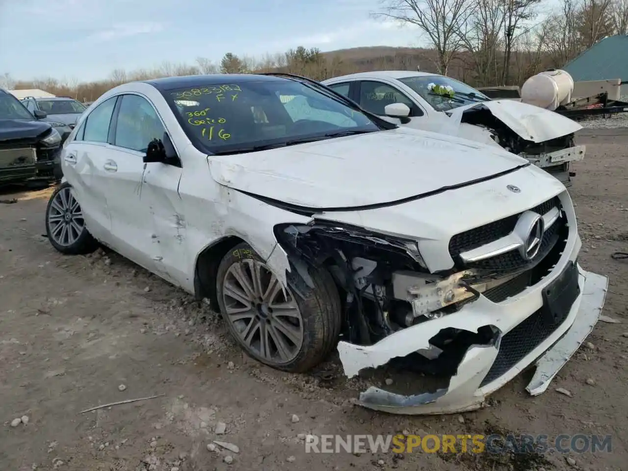 7 Photograph of a damaged car WDDSJ4GB2KN698983 MERCEDES-BENZ CLA-CLASS 2019