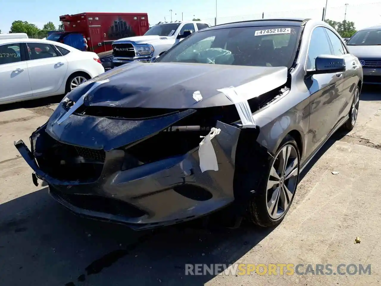 2 Photograph of a damaged car WDDSJ4GB2KN724000 MERCEDES-BENZ CLA-CLASS 2019