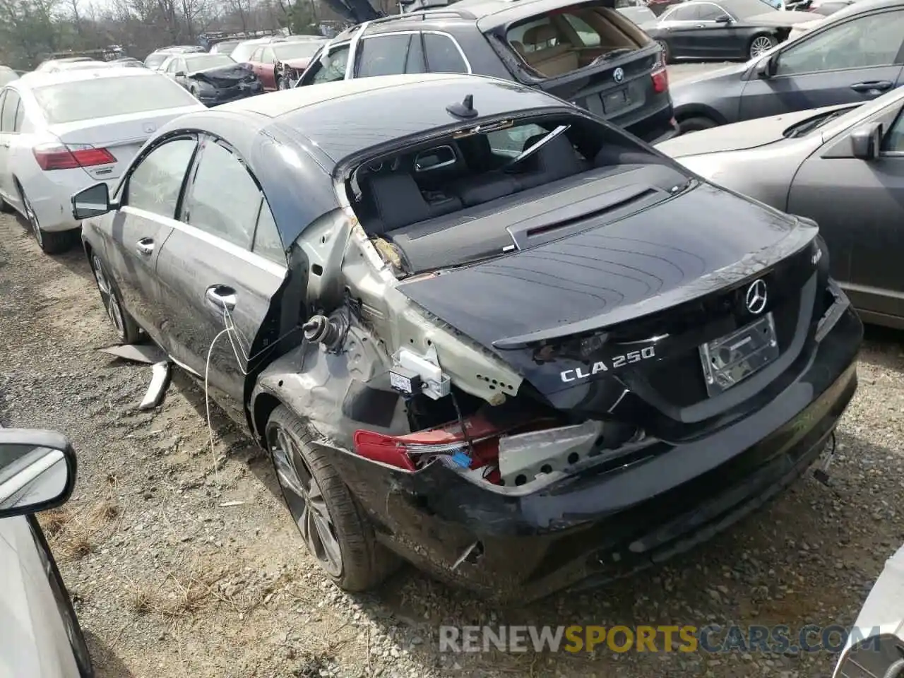 3 Photograph of a damaged car WDDSJ4GB2KN725101 MERCEDES-BENZ CLA-CLASS 2019