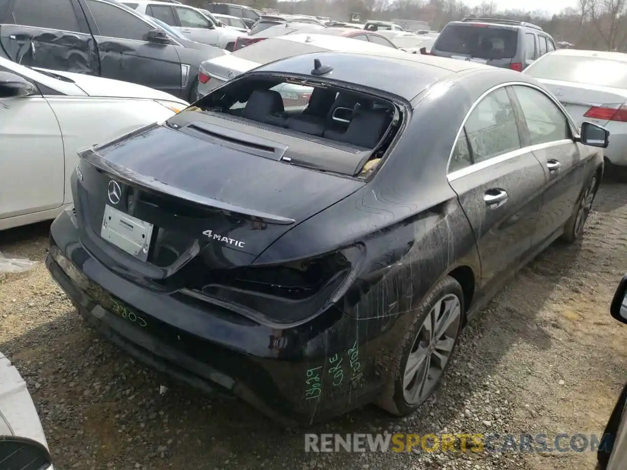 4 Photograph of a damaged car WDDSJ4GB2KN725101 MERCEDES-BENZ CLA-CLASS 2019