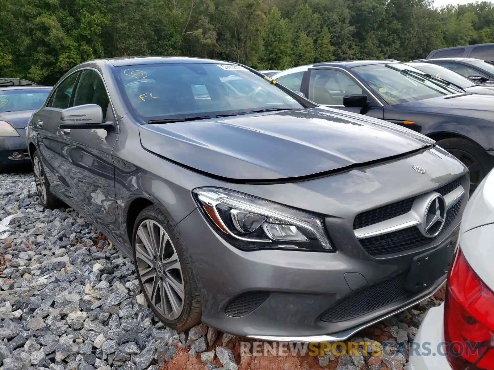 1 Photograph of a damaged car WDDSJ4GB2KN748667 MERCEDES-BENZ CLA-CLASS 2019