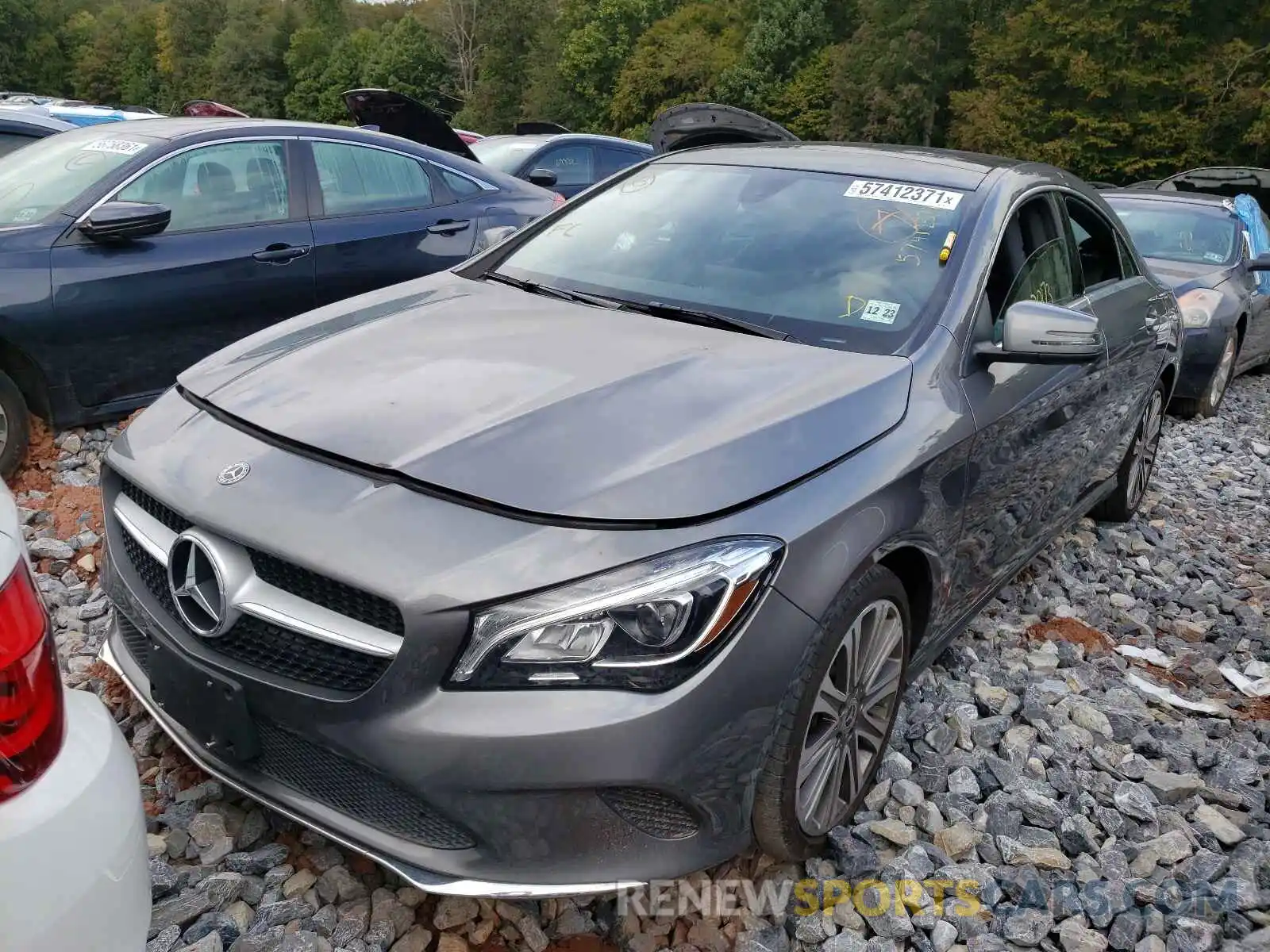 2 Photograph of a damaged car WDDSJ4GB2KN748667 MERCEDES-BENZ CLA-CLASS 2019