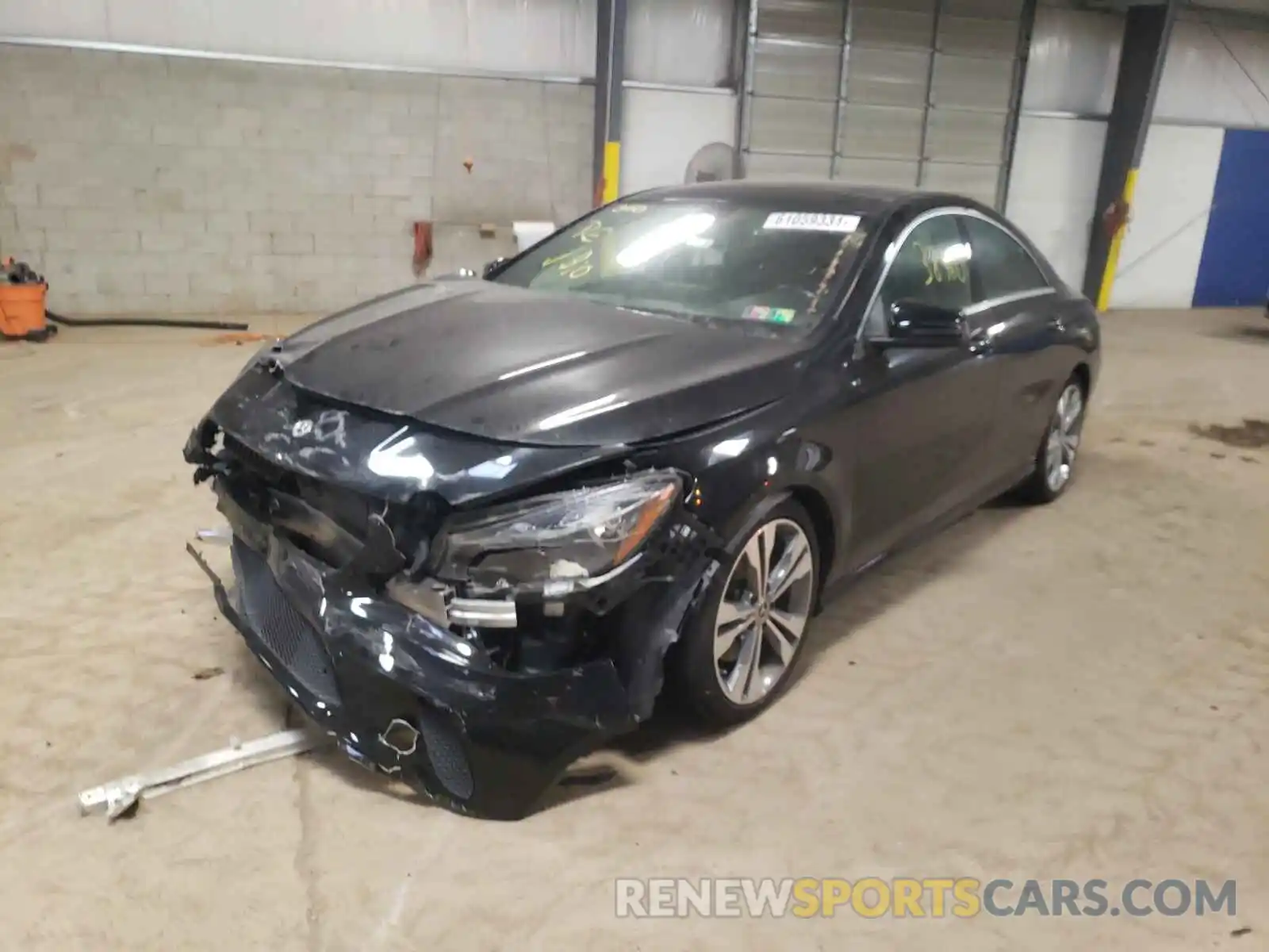 2 Photograph of a damaged car WDDSJ4GB3KN723681 MERCEDES-BENZ CLA-CLASS 2019