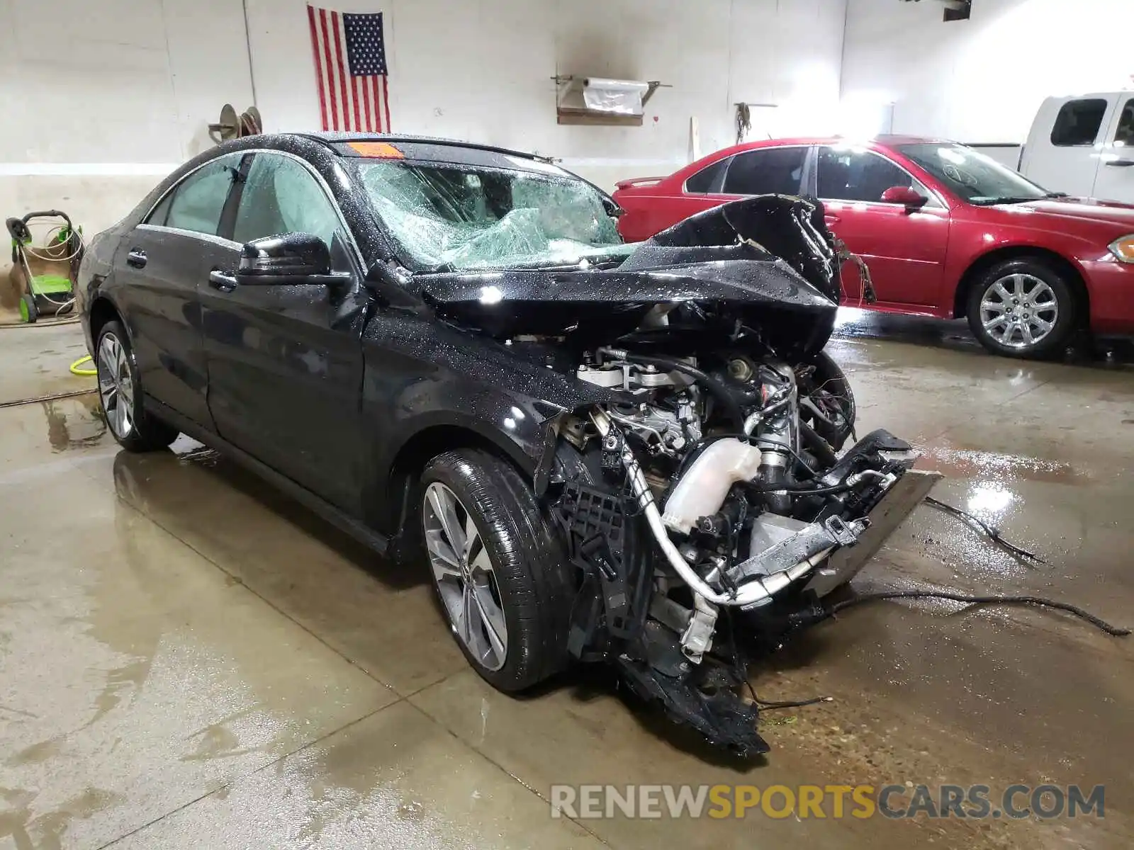 1 Photograph of a damaged car WDDSJ4GB3KN761038 MERCEDES-BENZ CLA-CLASS 2019