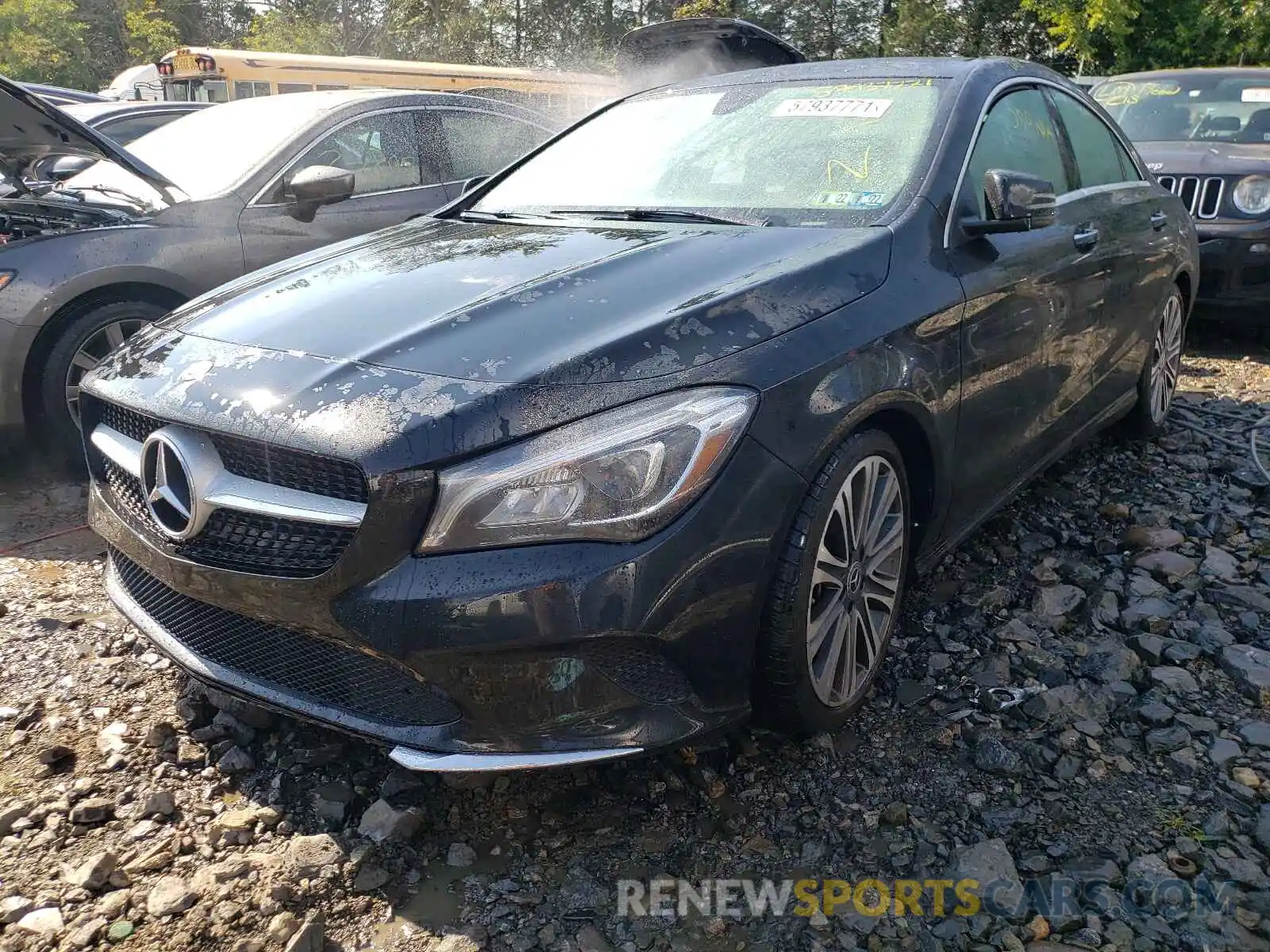 2 Photograph of a damaged car WDDSJ4GB3KN764831 MERCEDES-BENZ CLA-CLASS 2019