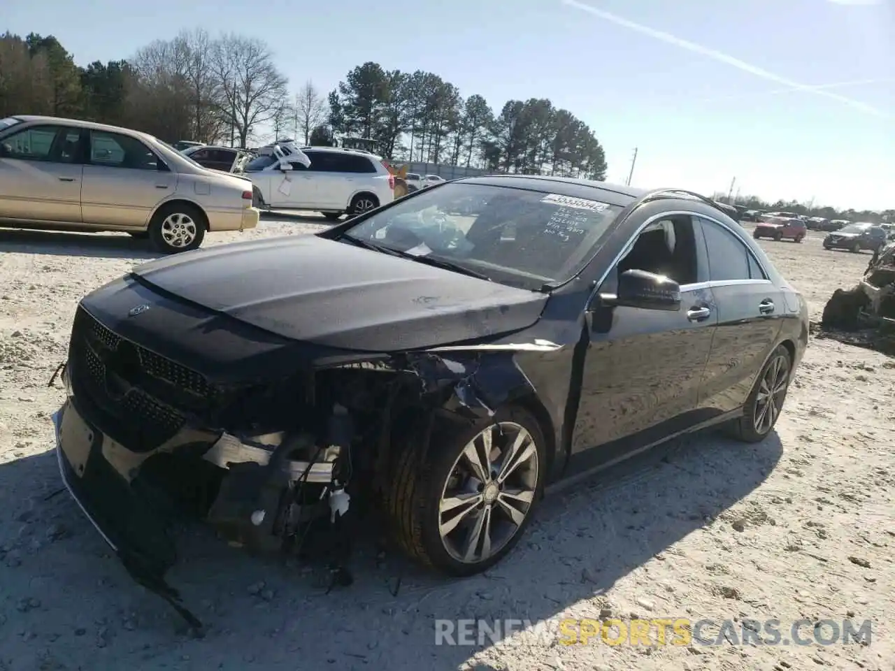 2 Photograph of a damaged car WDDSJ4GB4KN719817 MERCEDES-BENZ CLA-CLASS 2019