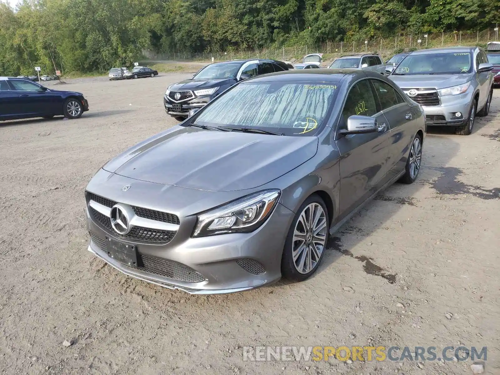 2 Photograph of a damaged car WDDSJ4GB4KN739310 MERCEDES-BENZ CLA-CLASS 2019