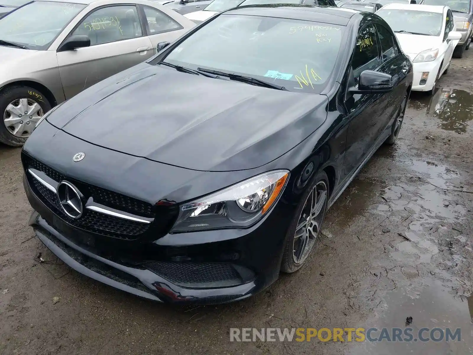 2 Photograph of a damaged car WDDSJ4GB4KN748248 MERCEDES-BENZ CLA-CLASS 2019