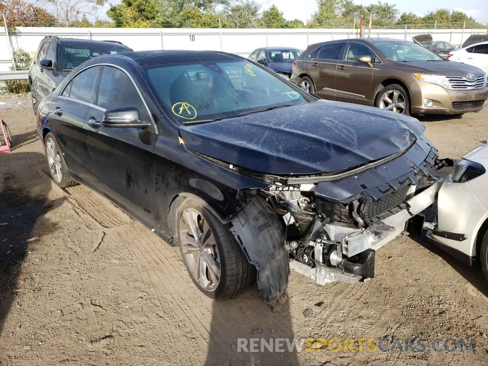 1 Photograph of a damaged car WDDSJ4GB4KN754650 MERCEDES-BENZ CLA-CLASS 2019