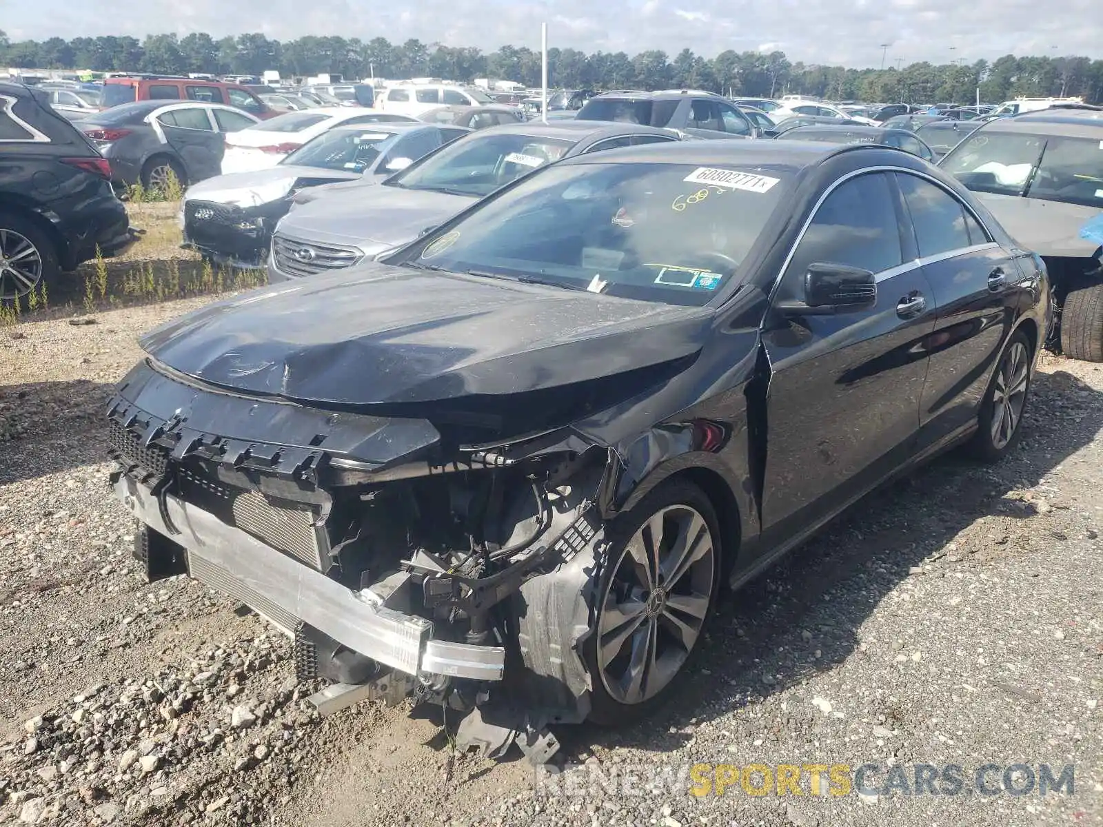 2 Photograph of a damaged car WDDSJ4GB4KN754650 MERCEDES-BENZ CLA-CLASS 2019