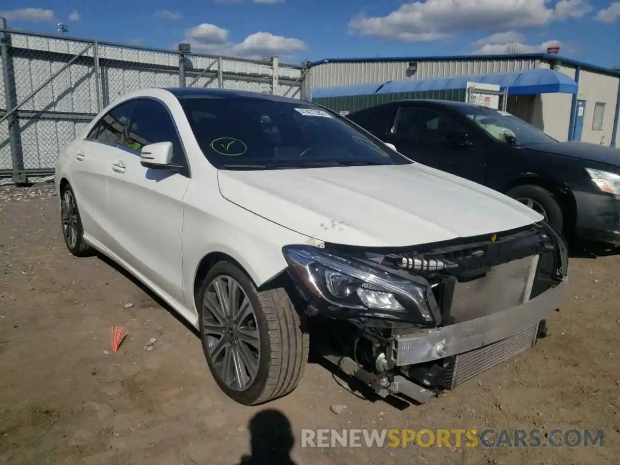 1 Photograph of a damaged car WDDSJ4GB5KN719521 MERCEDES-BENZ CLA-CLASS 2019