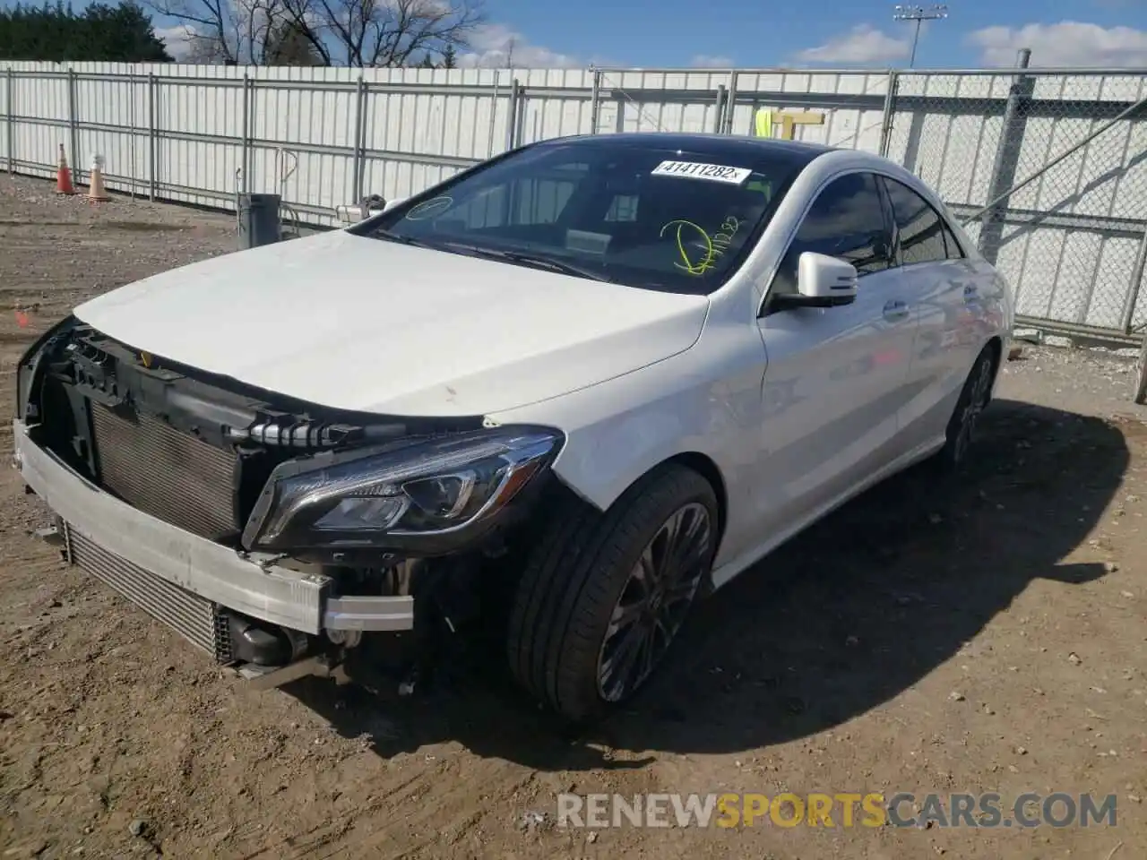 2 Photograph of a damaged car WDDSJ4GB5KN719521 MERCEDES-BENZ CLA-CLASS 2019