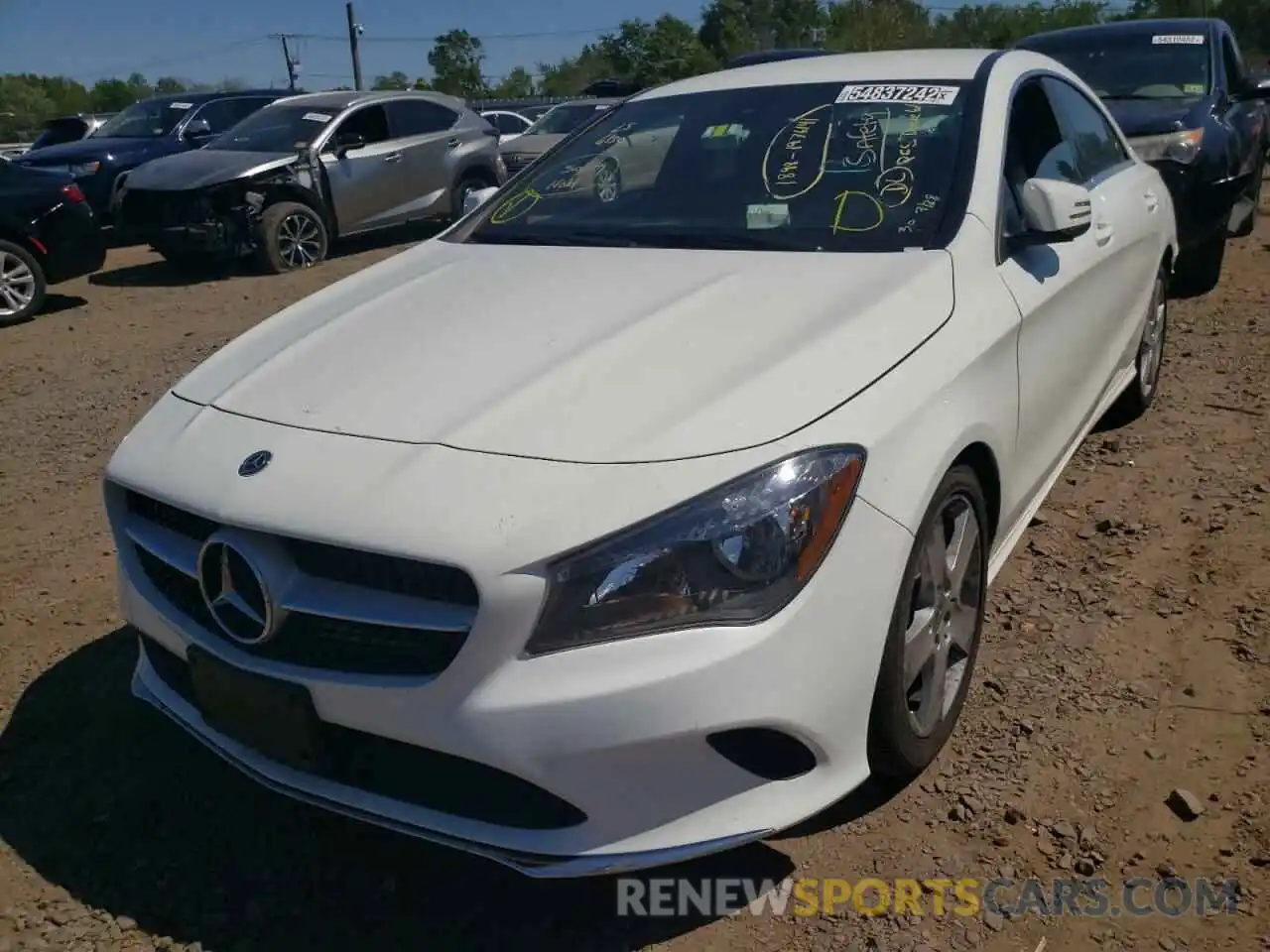 2 Photograph of a damaged car WDDSJ4GB5KN740966 MERCEDES-BENZ CLA-CLASS 2019