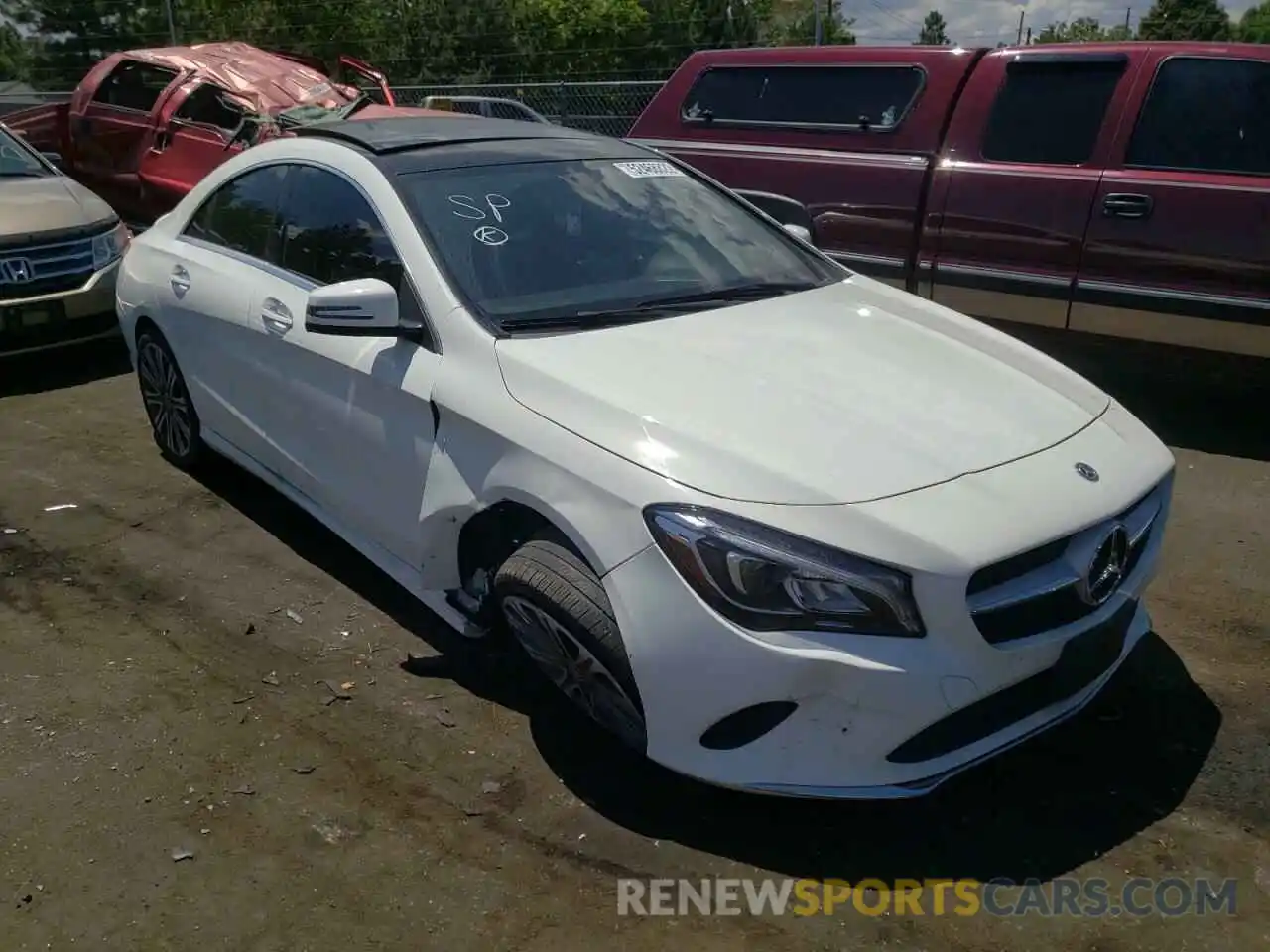 1 Photograph of a damaged car WDDSJ4GB5KN750915 MERCEDES-BENZ CLA-CLASS 2019