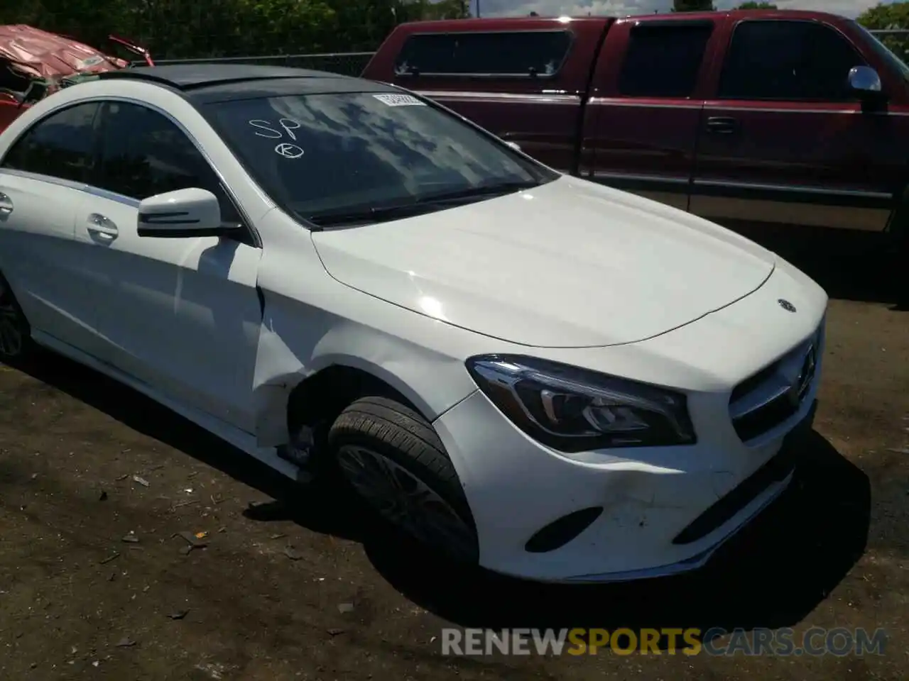 9 Photograph of a damaged car WDDSJ4GB5KN750915 MERCEDES-BENZ CLA-CLASS 2019