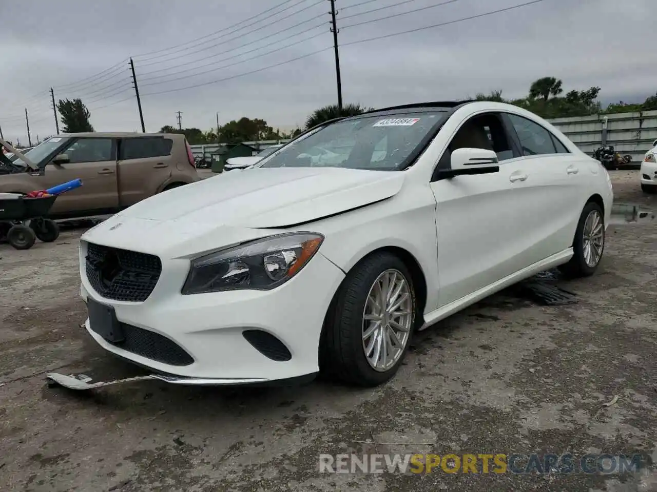 1 Photograph of a damaged car WDDSJ4GB6KN710987 MERCEDES-BENZ CLA-CLASS 2019