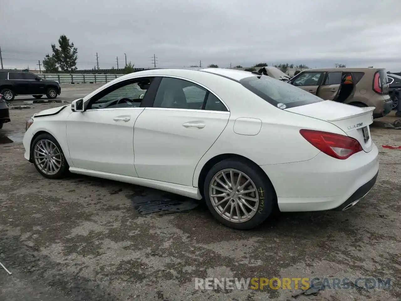 2 Photograph of a damaged car WDDSJ4GB6KN710987 MERCEDES-BENZ CLA-CLASS 2019