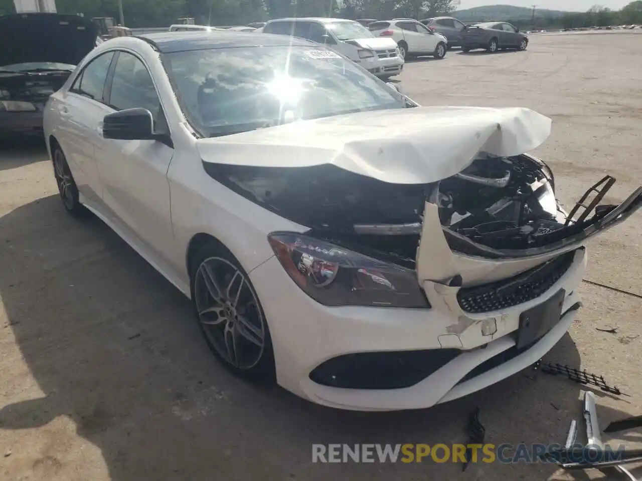 1 Photograph of a damaged car WDDSJ4GB6KN718734 MERCEDES-BENZ CLA-CLASS 2019