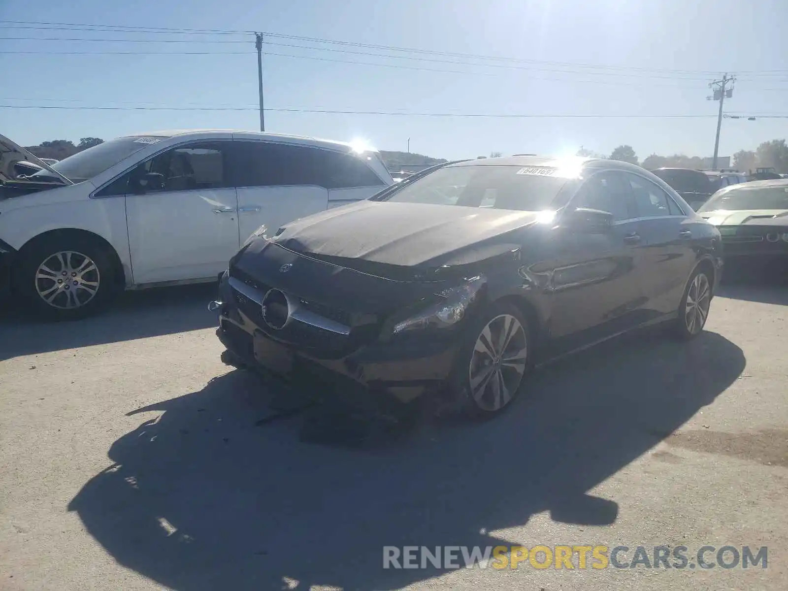 2 Photograph of a damaged car WDDSJ4GB6KN718944 MERCEDES-BENZ CLA-CLASS 2019