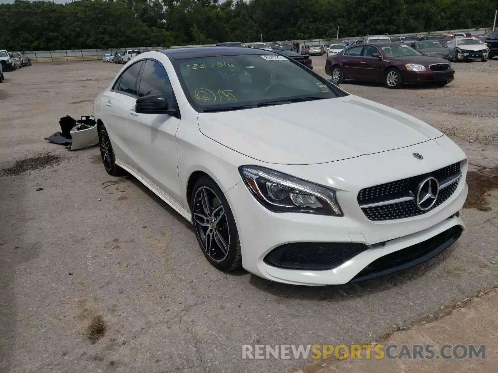 1 Photograph of a damaged car WDDSJ4GB6KN723786 MERCEDES-BENZ CLA-CLASS 2019