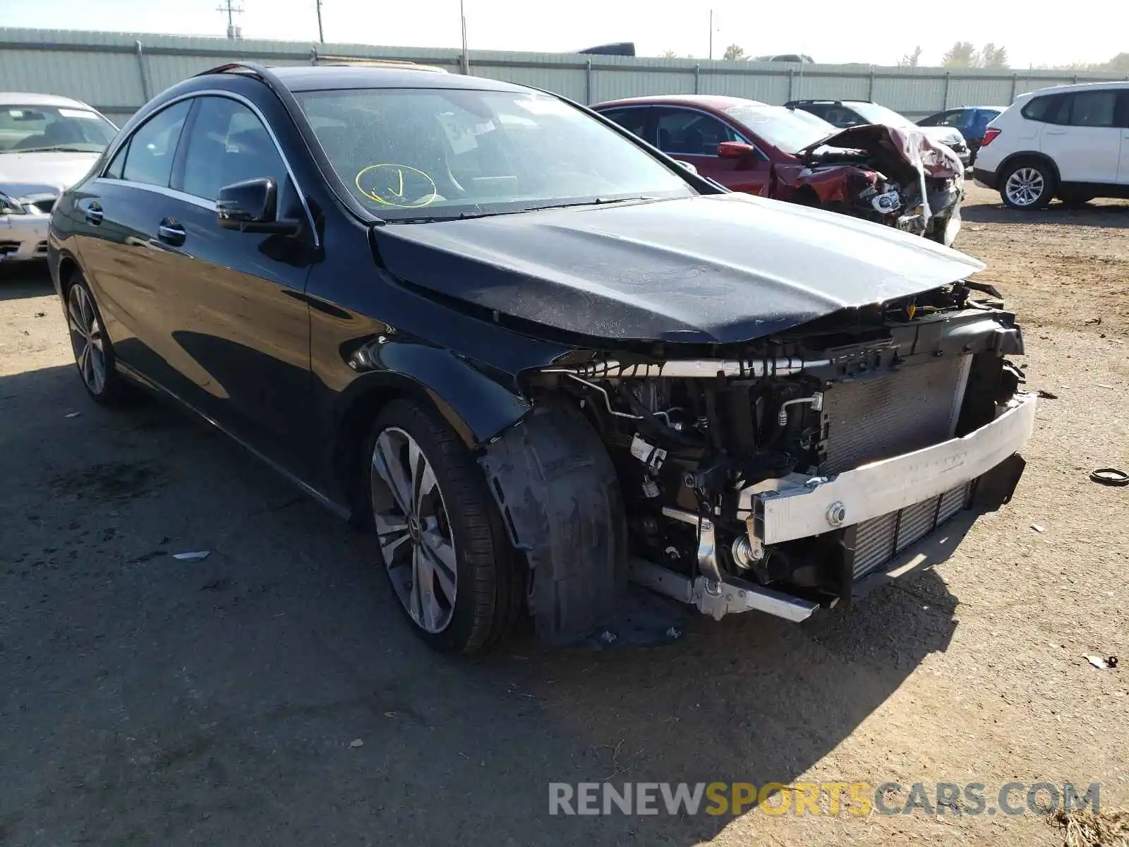 1 Photograph of a damaged car WDDSJ4GB6KN765486 MERCEDES-BENZ CLA-CLASS 2019