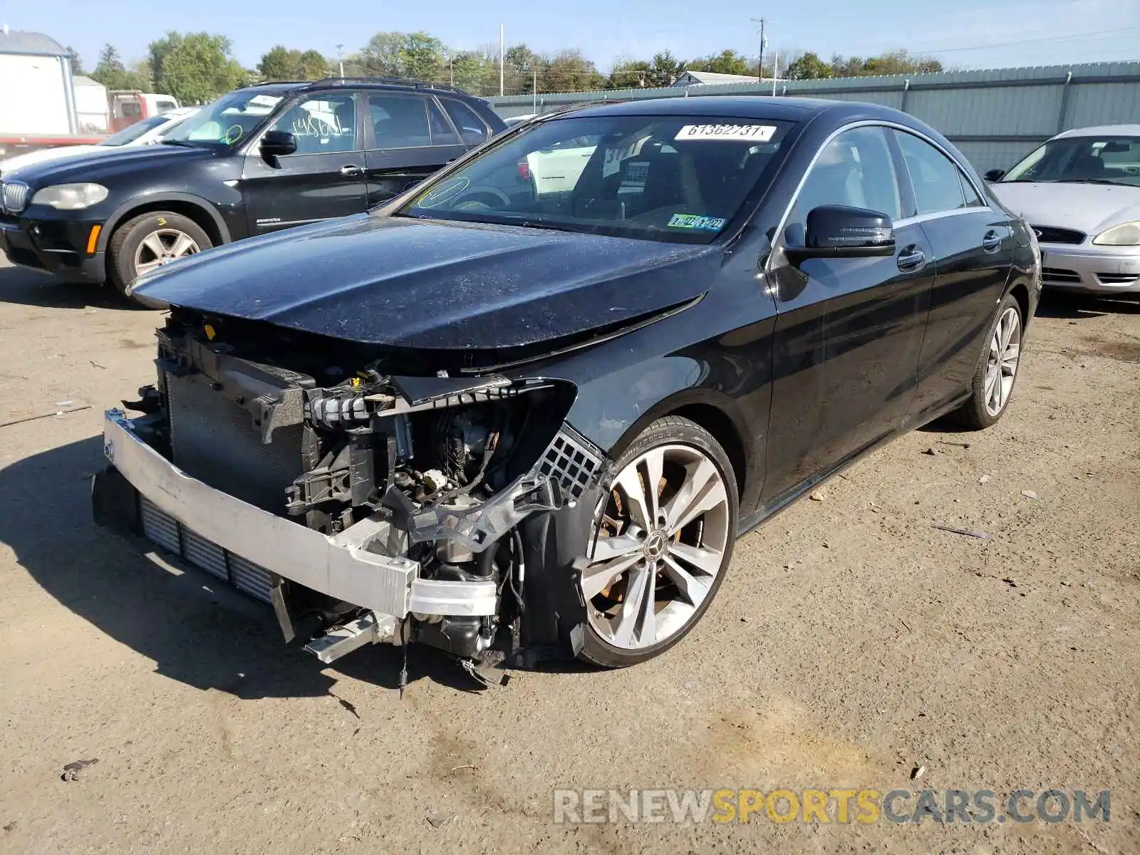 2 Photograph of a damaged car WDDSJ4GB6KN765486 MERCEDES-BENZ CLA-CLASS 2019