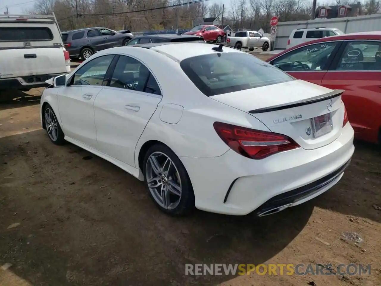 3 Photograph of a damaged car WDDSJ4GB7KN722467 MERCEDES-BENZ CLA-CLASS 2019