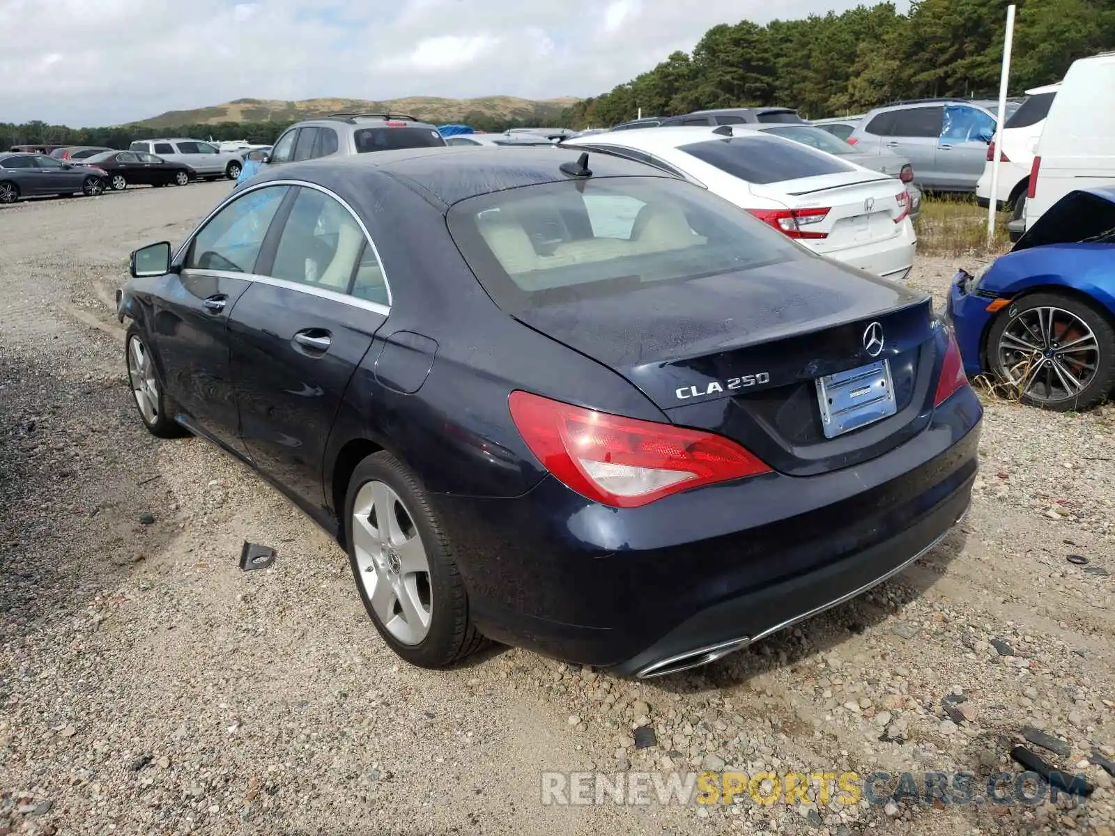 3 Photograph of a damaged car WDDSJ4GB7KN723666 MERCEDES-BENZ CLA-CLASS 2019