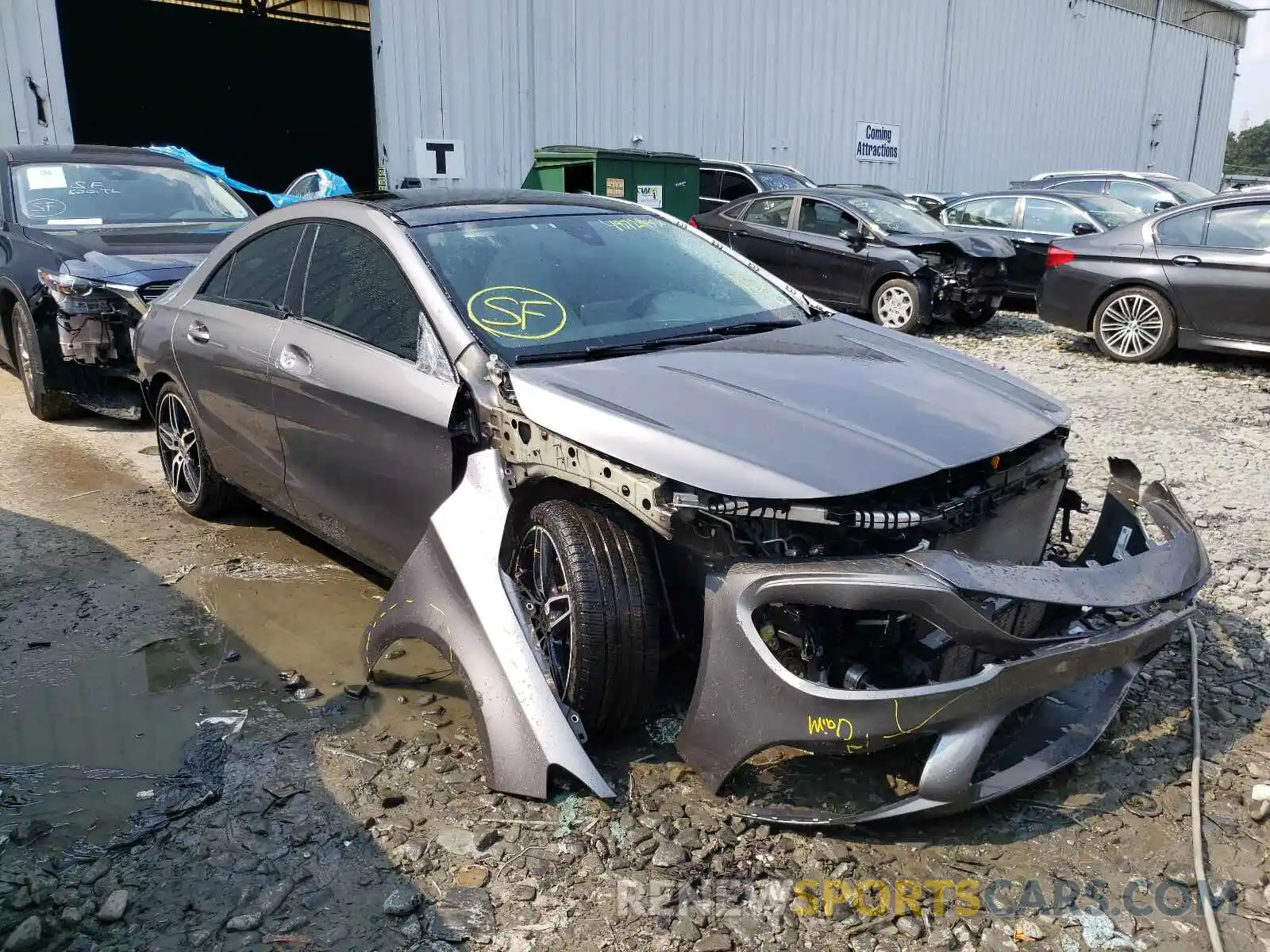 1 Photograph of a damaged car WDDSJ4GB7KN725207 MERCEDES-BENZ CLA-CLASS 2019