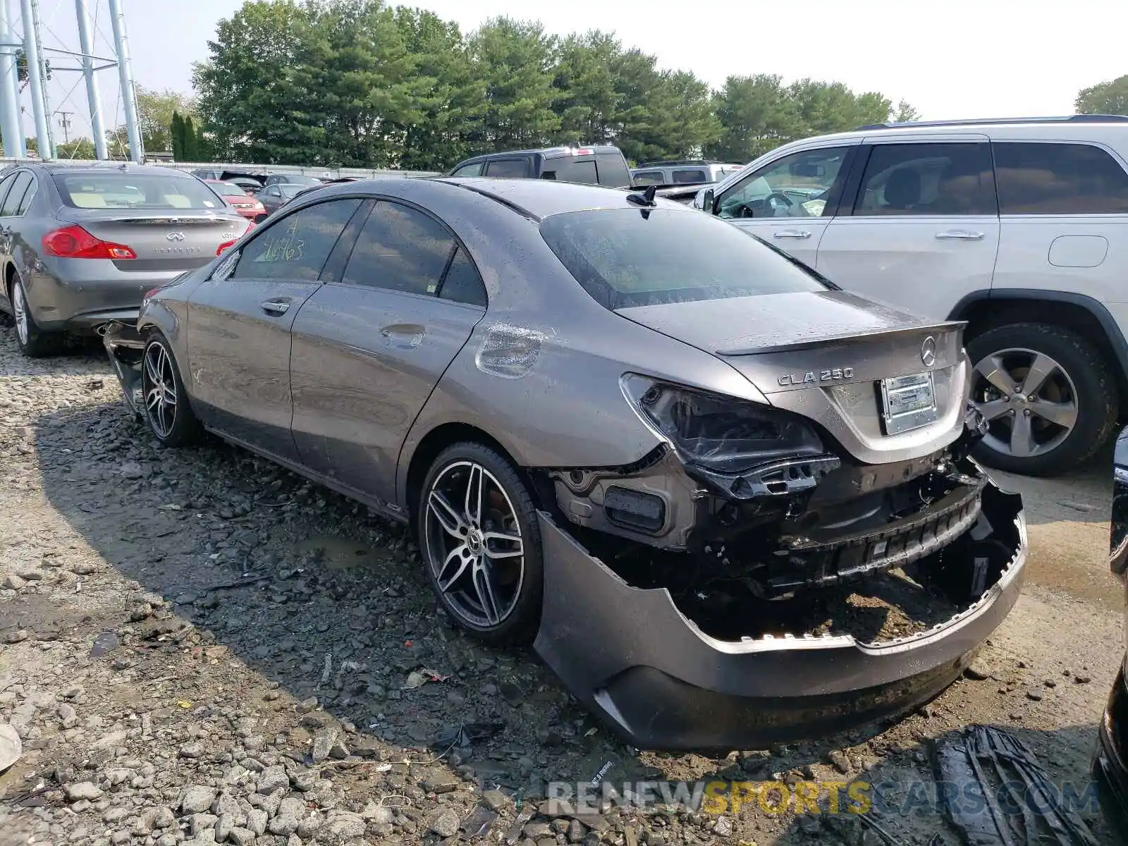 3 Photograph of a damaged car WDDSJ4GB7KN725207 MERCEDES-BENZ CLA-CLASS 2019