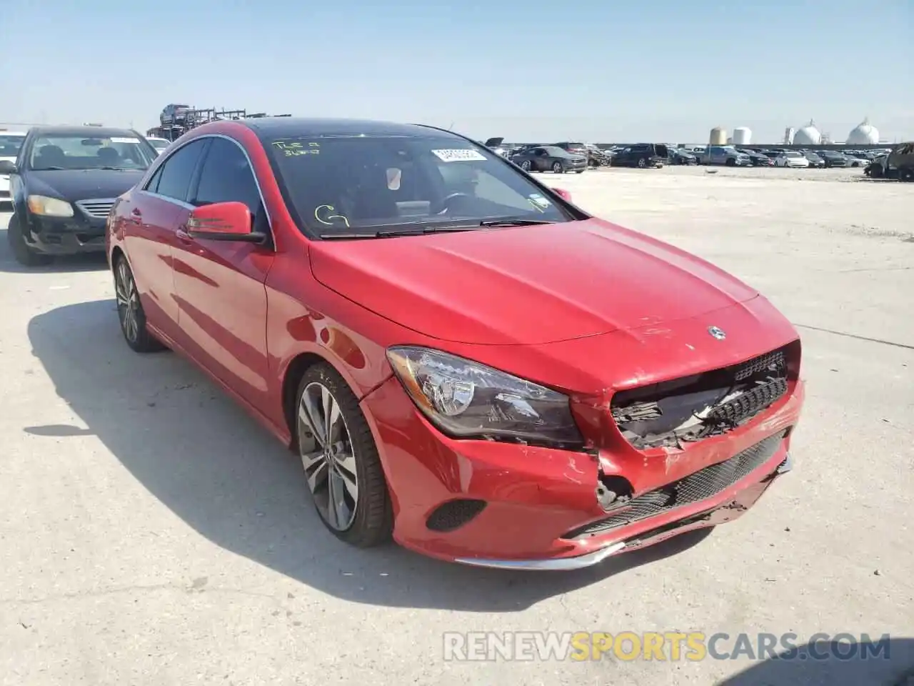 1 Photograph of a damaged car WDDSJ4GB7KN761768 MERCEDES-BENZ CLA-CLASS 2019