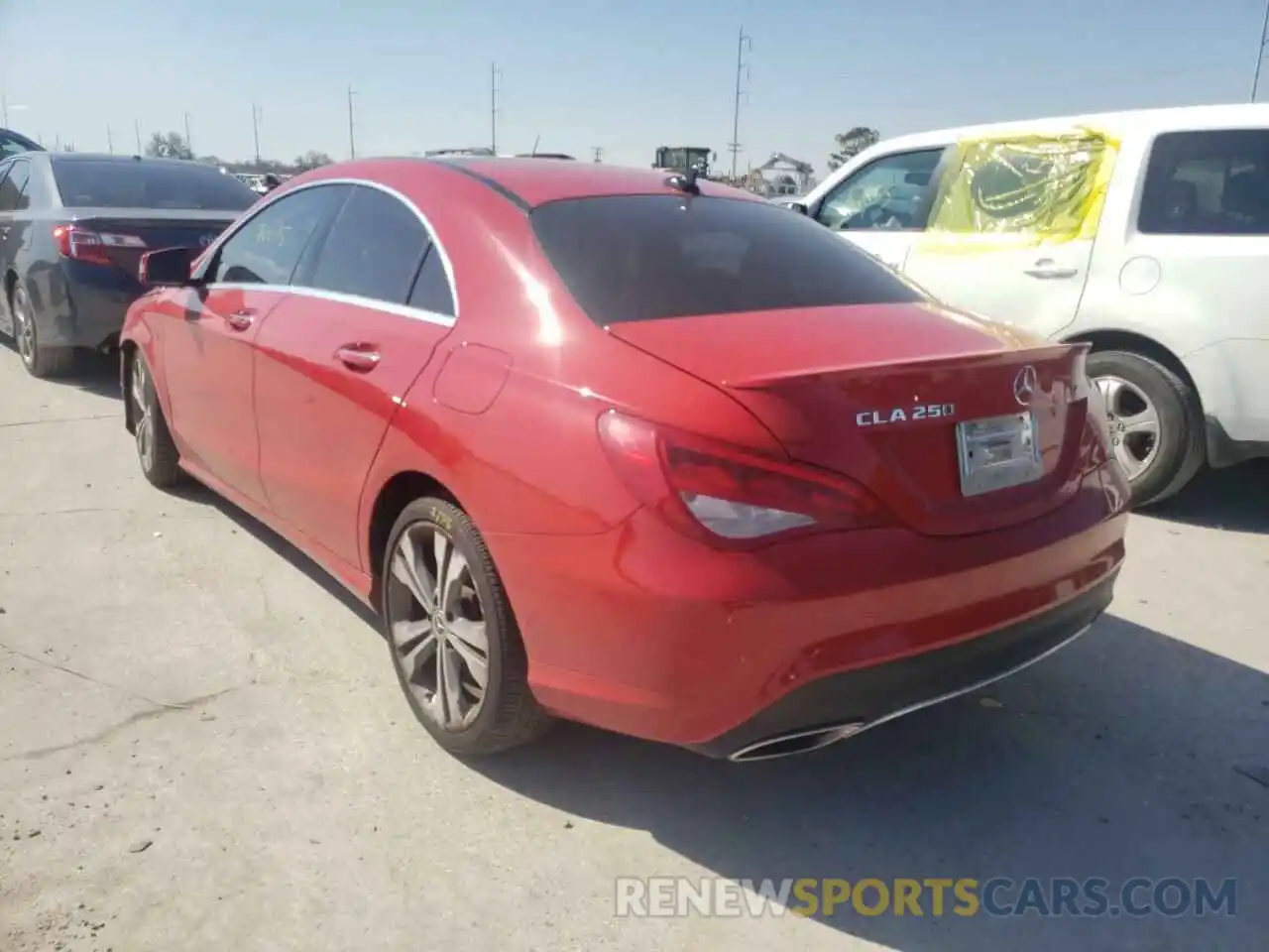 3 Photograph of a damaged car WDDSJ4GB7KN761768 MERCEDES-BENZ CLA-CLASS 2019