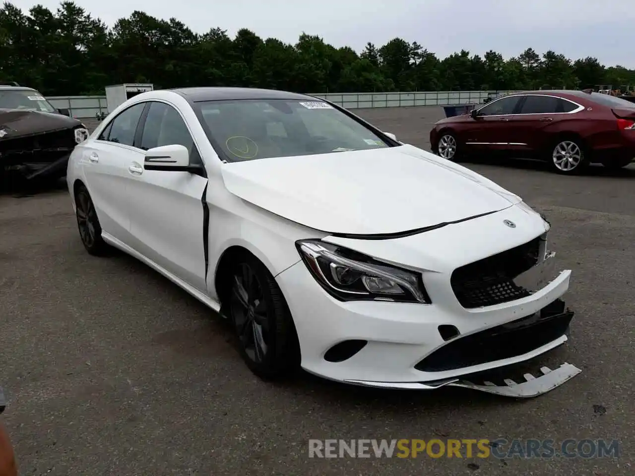 1 Photograph of a damaged car WDDSJ4GB8KN708951 MERCEDES-BENZ CLA-CLASS 2019