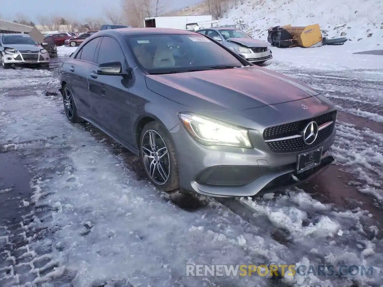 1 Photograph of a damaged car WDDSJ4GB8KN721943 MERCEDES-BENZ CLA-CLASS 2019