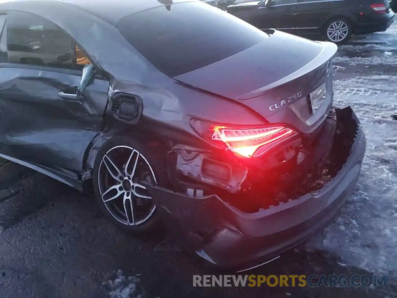 10 Photograph of a damaged car WDDSJ4GB8KN721943 MERCEDES-BENZ CLA-CLASS 2019