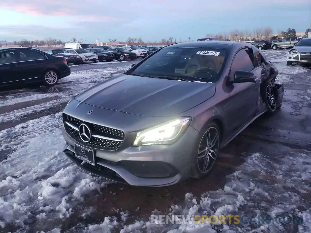 2 Photograph of a damaged car WDDSJ4GB8KN721943 MERCEDES-BENZ CLA-CLASS 2019