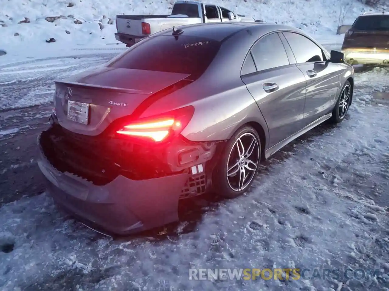 4 Photograph of a damaged car WDDSJ4GB8KN721943 MERCEDES-BENZ CLA-CLASS 2019