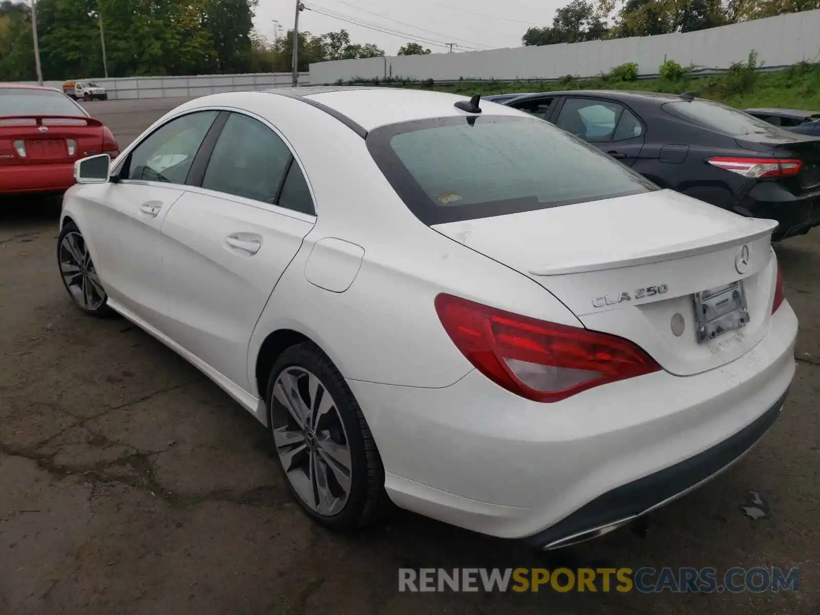 3 Photograph of a damaged car WDDSJ4GB8KN723417 MERCEDES-BENZ CLA-CLASS 2019