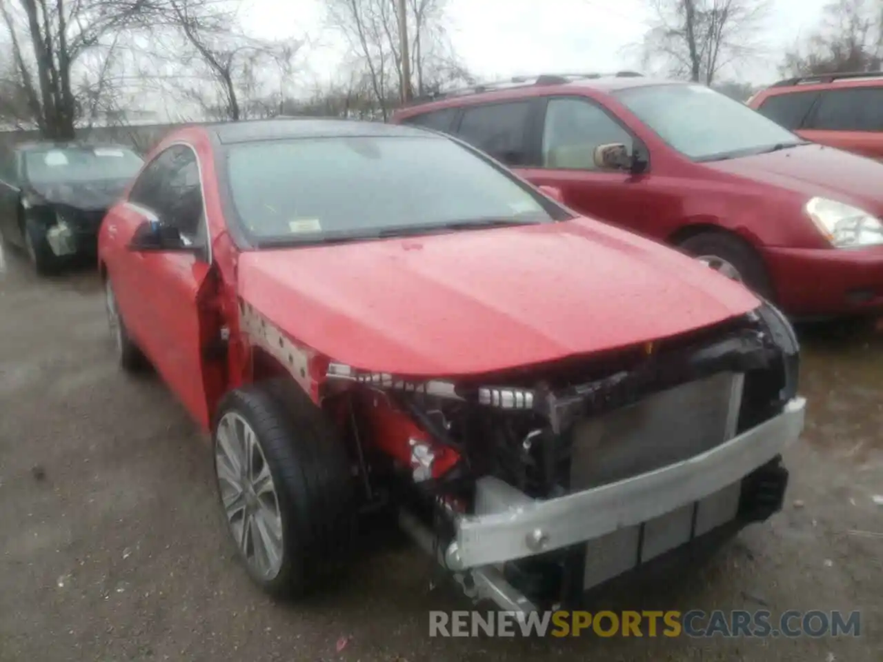 1 Photograph of a damaged car WDDSJ4GB8KN757034 MERCEDES-BENZ CLA-CLASS 2019