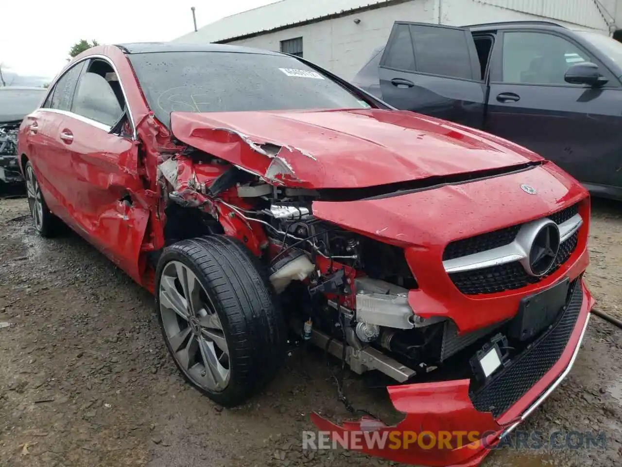 1 Photograph of a damaged car WDDSJ4GB8KN772603 MERCEDES-BENZ CLA-CLASS 2019