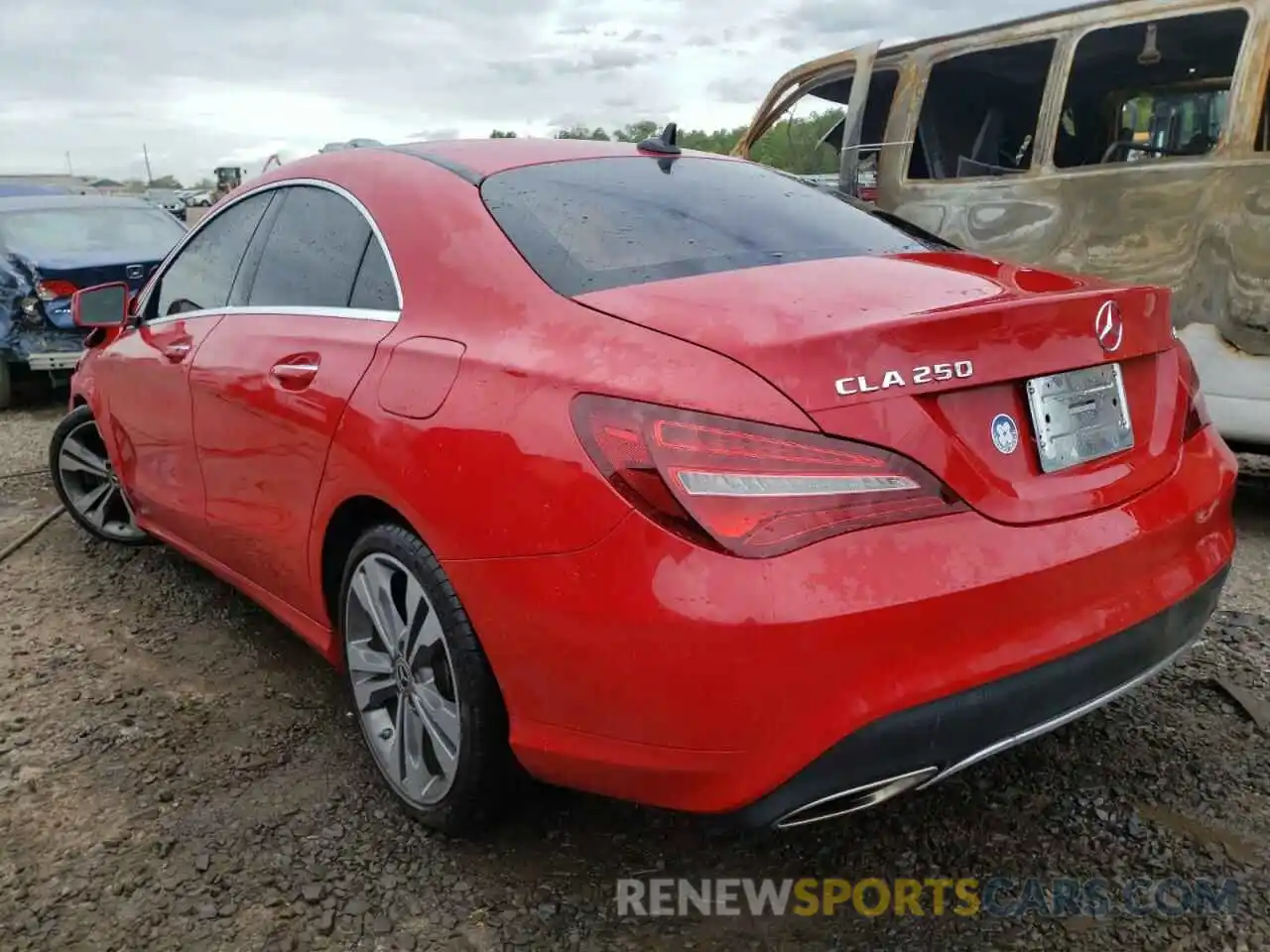 3 Photograph of a damaged car WDDSJ4GB8KN772603 MERCEDES-BENZ CLA-CLASS 2019