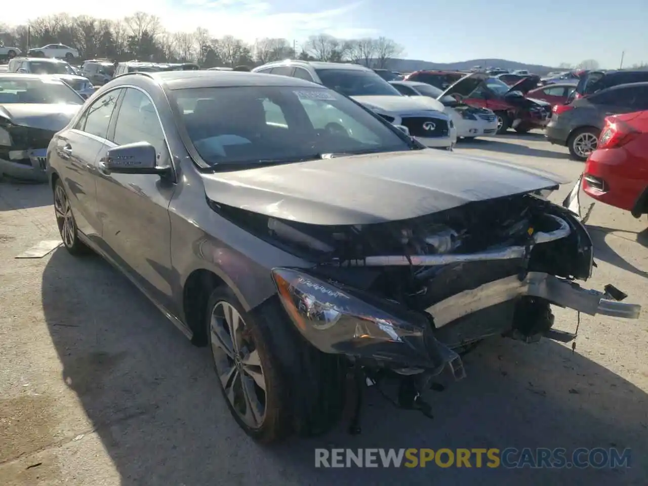 1 Photograph of a damaged car WDDSJ4GB9KN722504 MERCEDES-BENZ CLA-CLASS 2019