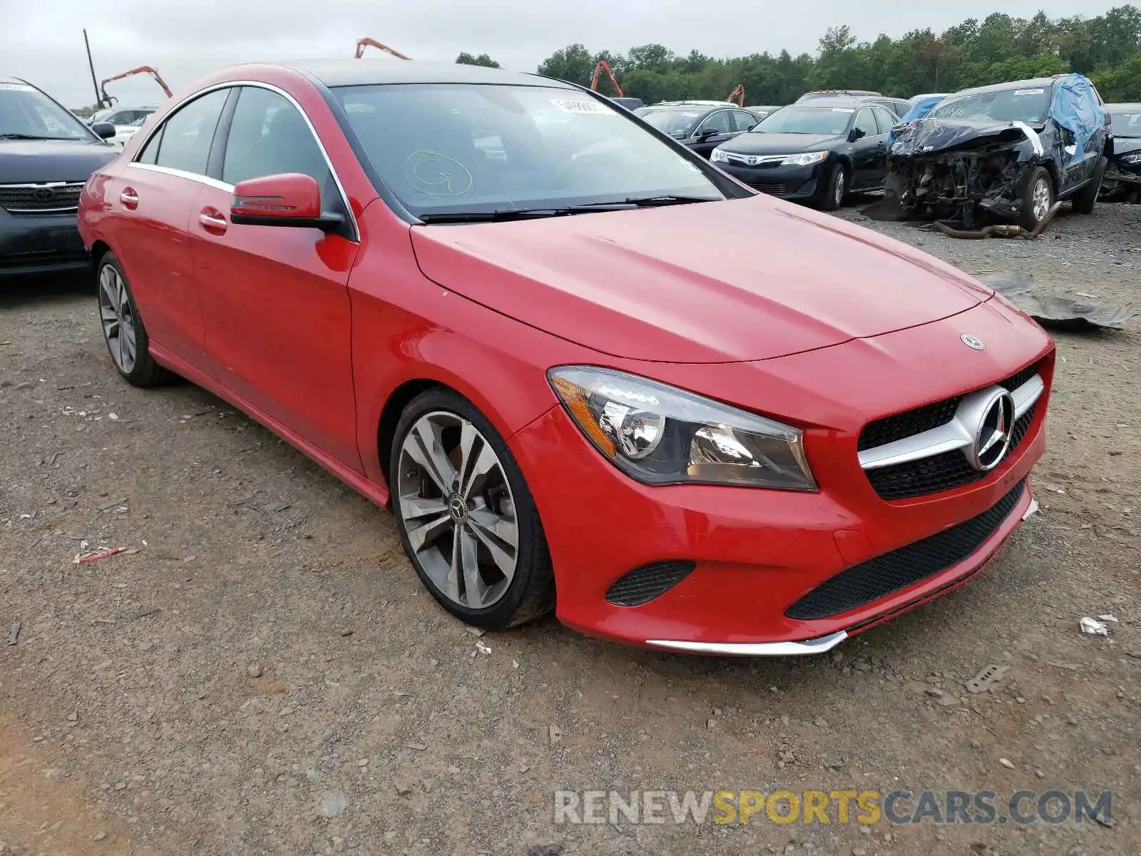 1 Photograph of a damaged car WDDSJ4GB9KN727881 MERCEDES-BENZ CLA-CLASS 2019