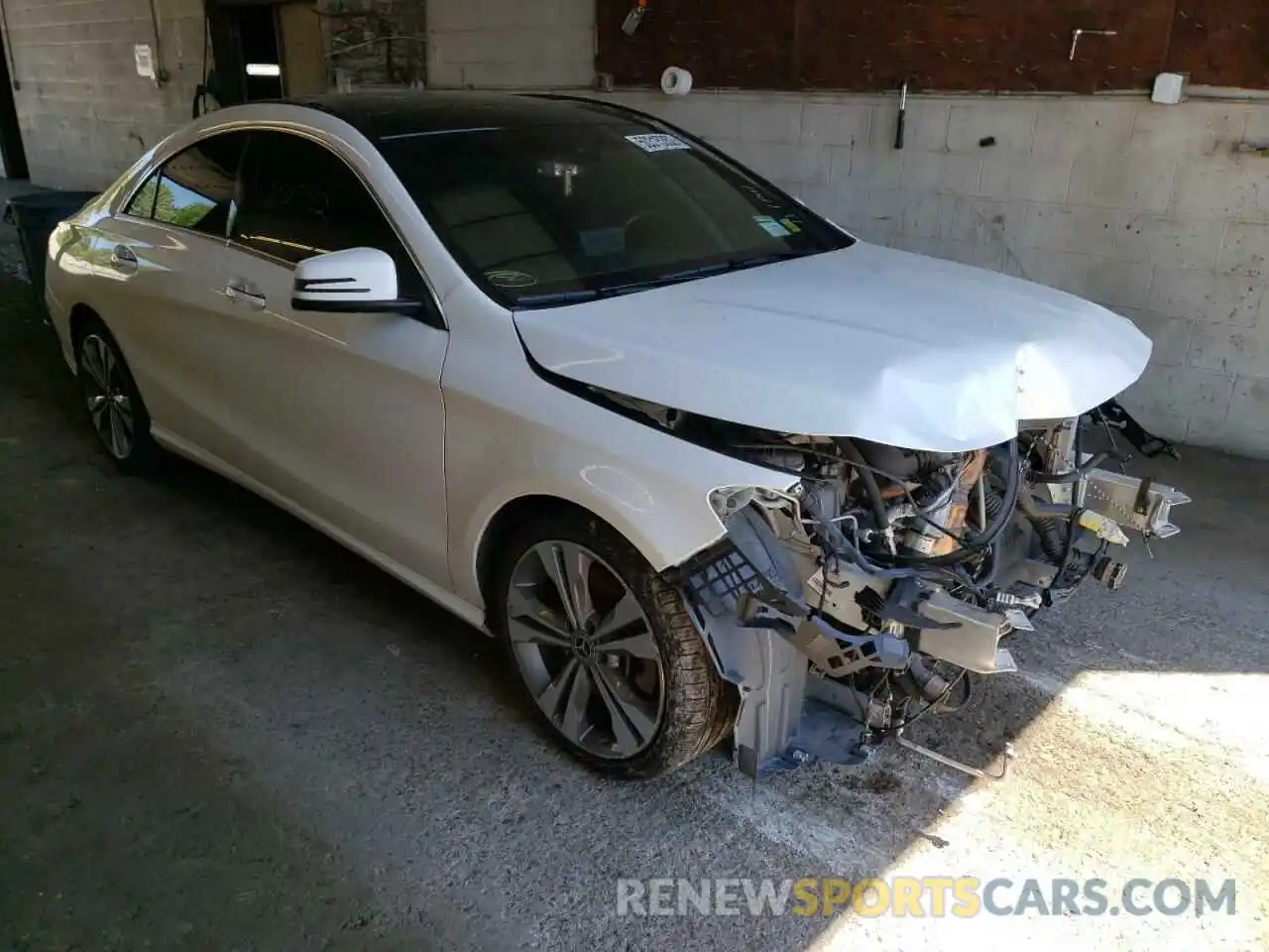 1 Photograph of a damaged car WDDSJ4GB9KN748102 MERCEDES-BENZ CLA-CLASS 2019