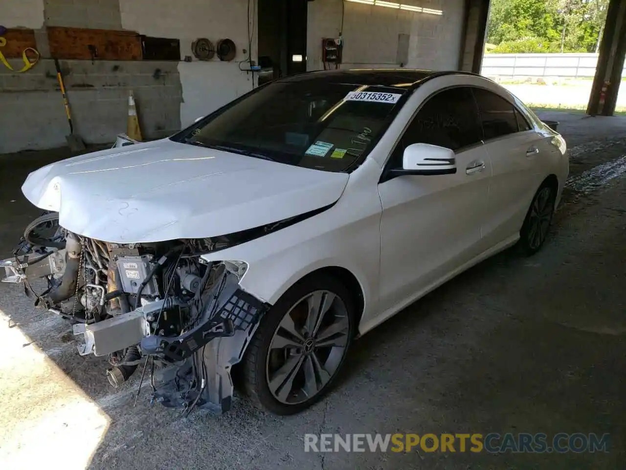 2 Photograph of a damaged car WDDSJ4GB9KN748102 MERCEDES-BENZ CLA-CLASS 2019