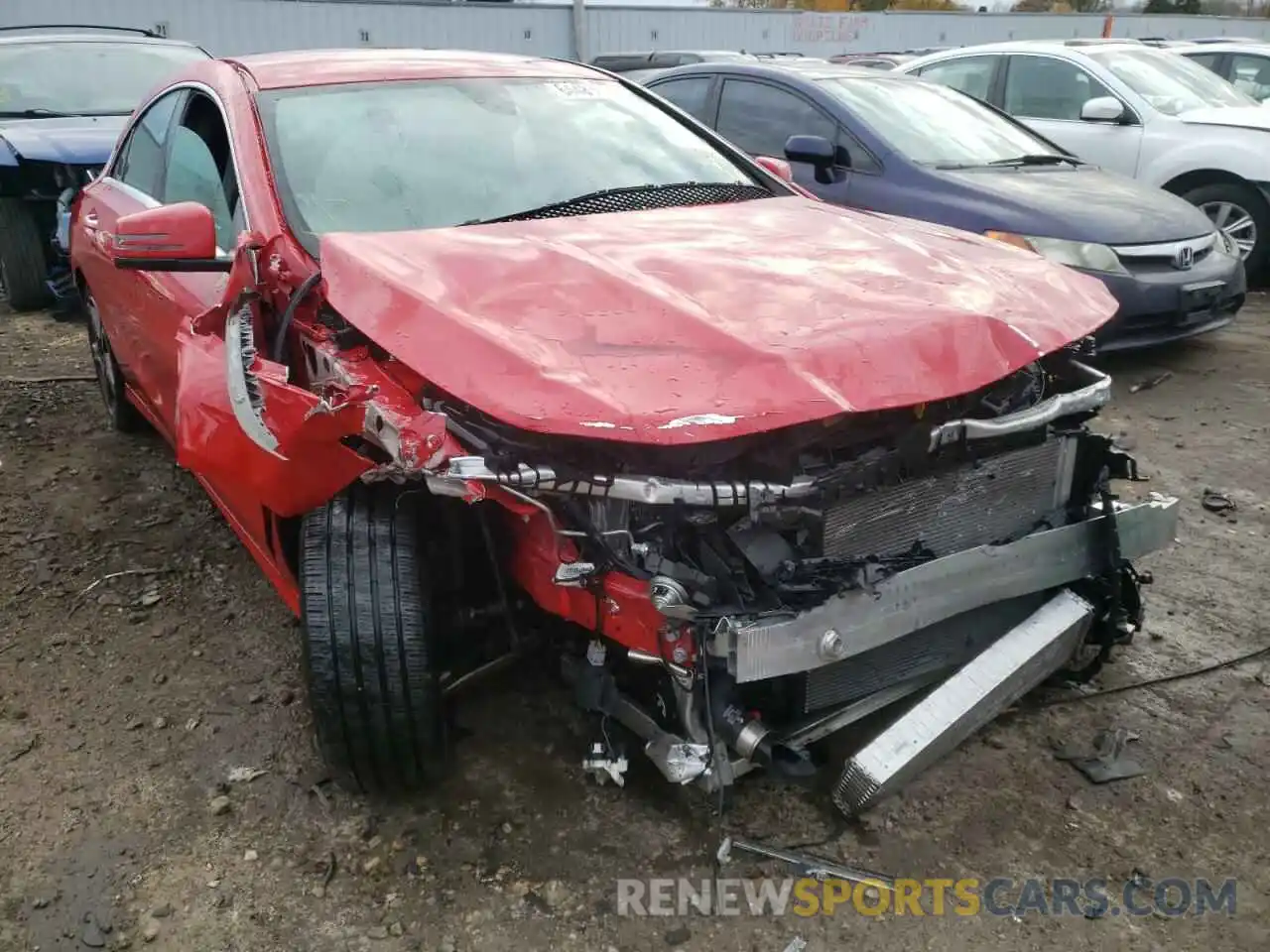 1 Photograph of a damaged car WDDSJ4GB9KN761657 MERCEDES-BENZ CLA-CLASS 2019