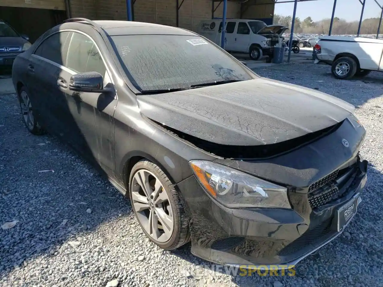 1 Photograph of a damaged car WDDSJ4GB9KN772173 MERCEDES-BENZ CLA-CLASS 2019