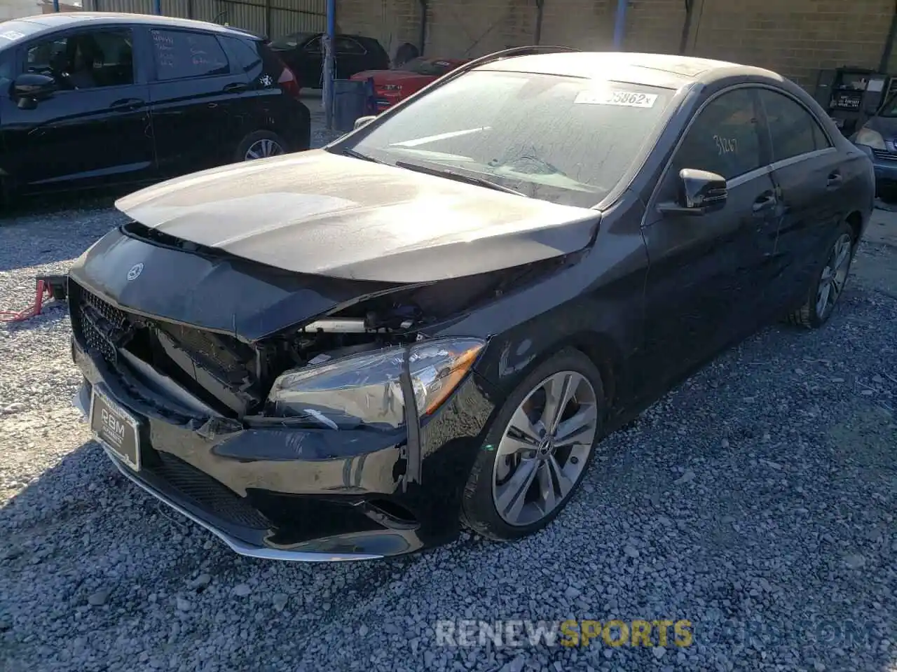 2 Photograph of a damaged car WDDSJ4GB9KN772173 MERCEDES-BENZ CLA-CLASS 2019