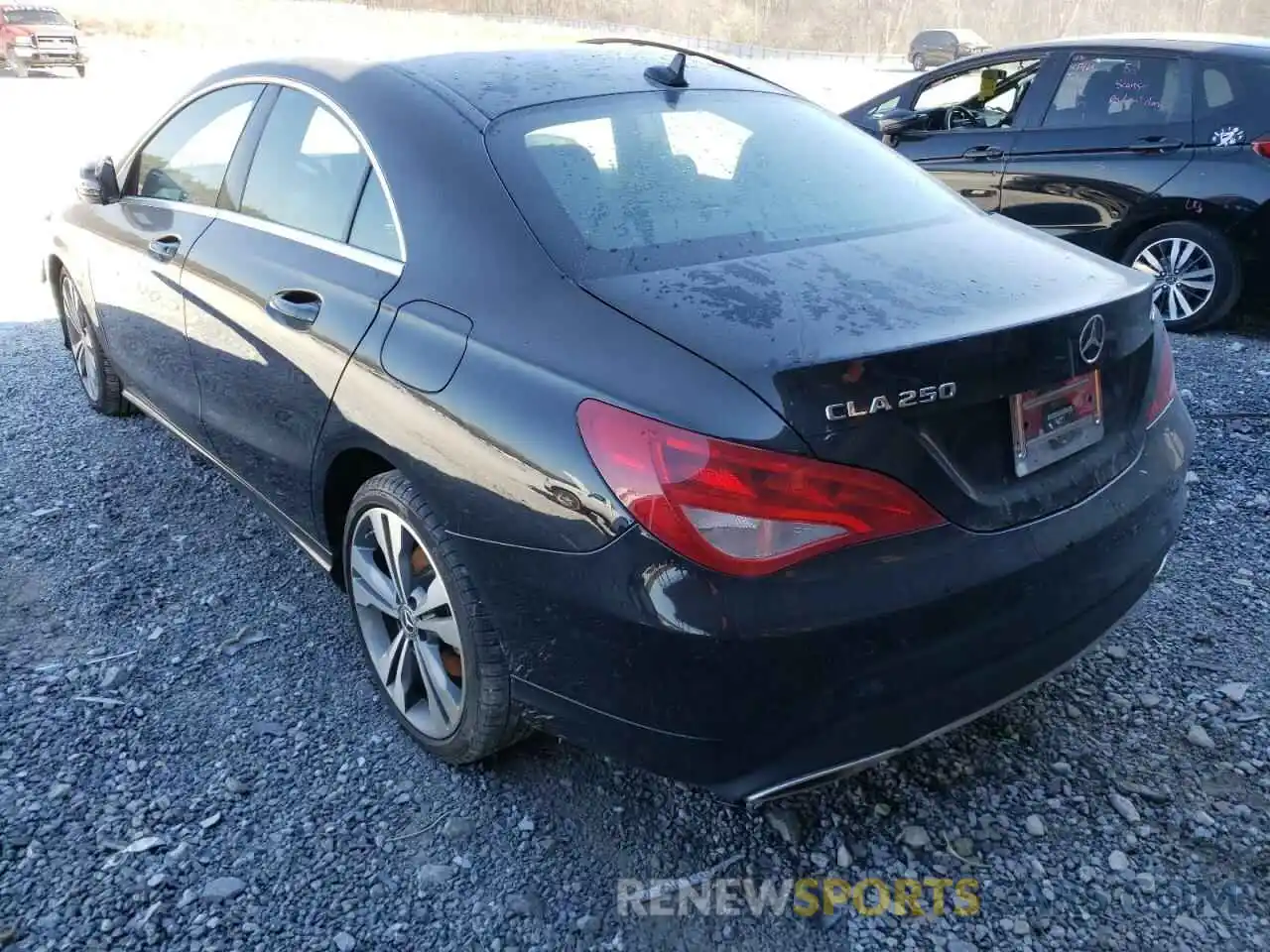 3 Photograph of a damaged car WDDSJ4GB9KN772173 MERCEDES-BENZ CLA-CLASS 2019